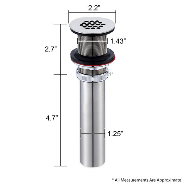 Luxier Grid Bathroom Sink Drain & Reviews Wayfair